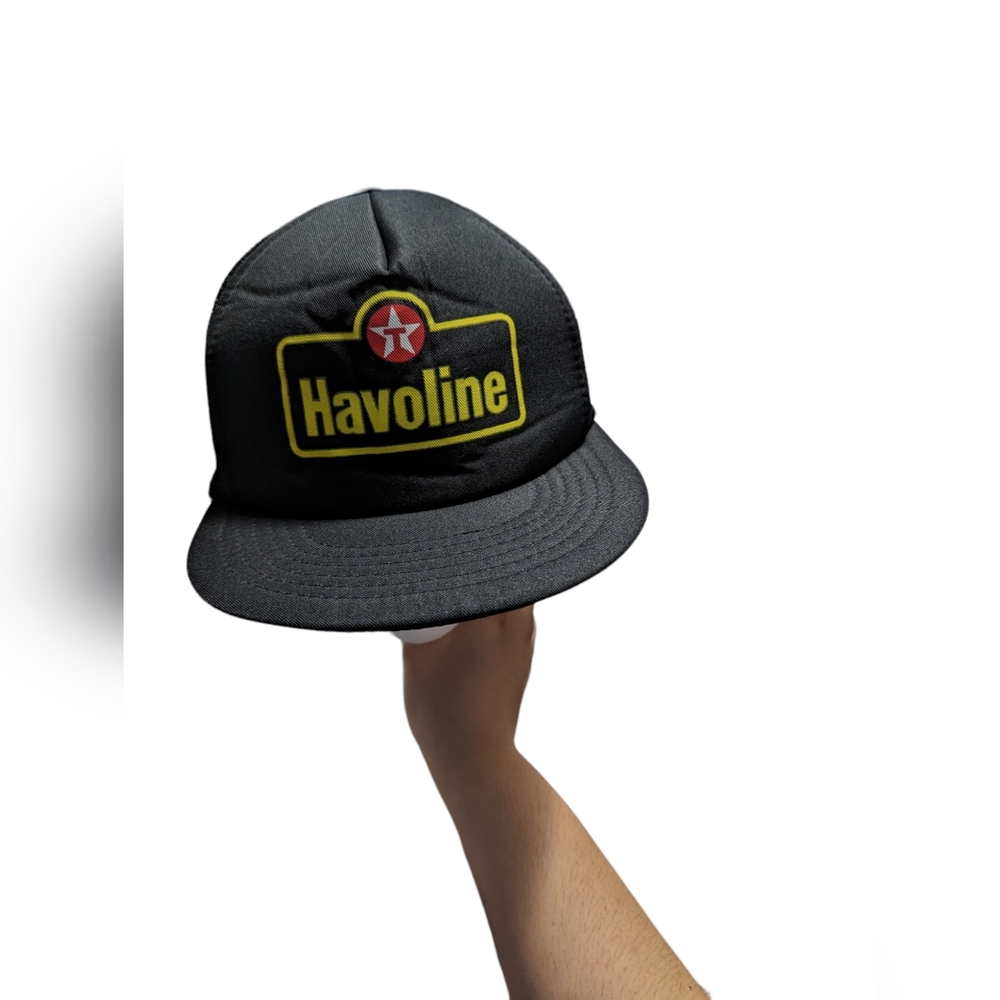 Vintage Texaco Havoline Black Snapback Hat